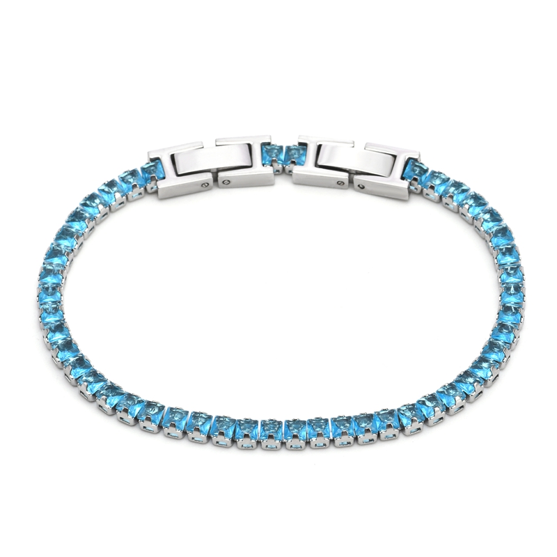 VLS Stainless Steel Tiny Zircon Bracelets for Lady - Image 6