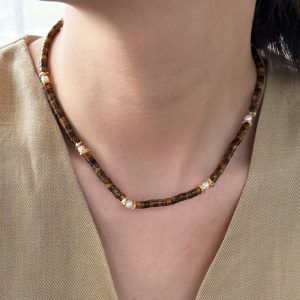 tiger eye stone necklace