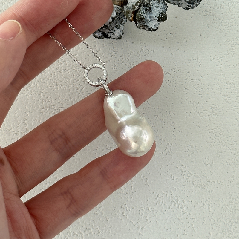 diamond pearl necklace