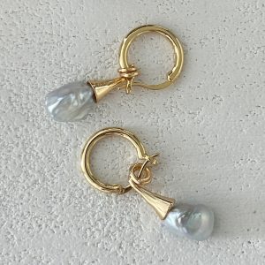 18K gold plated earring