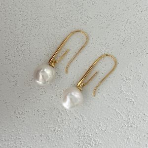 18k gold plated earring