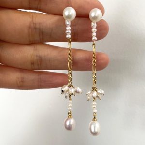 TikTok viral gold tassel earrings