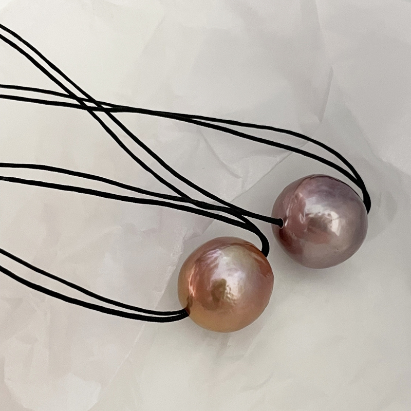 baroque pearl adjustable necklace