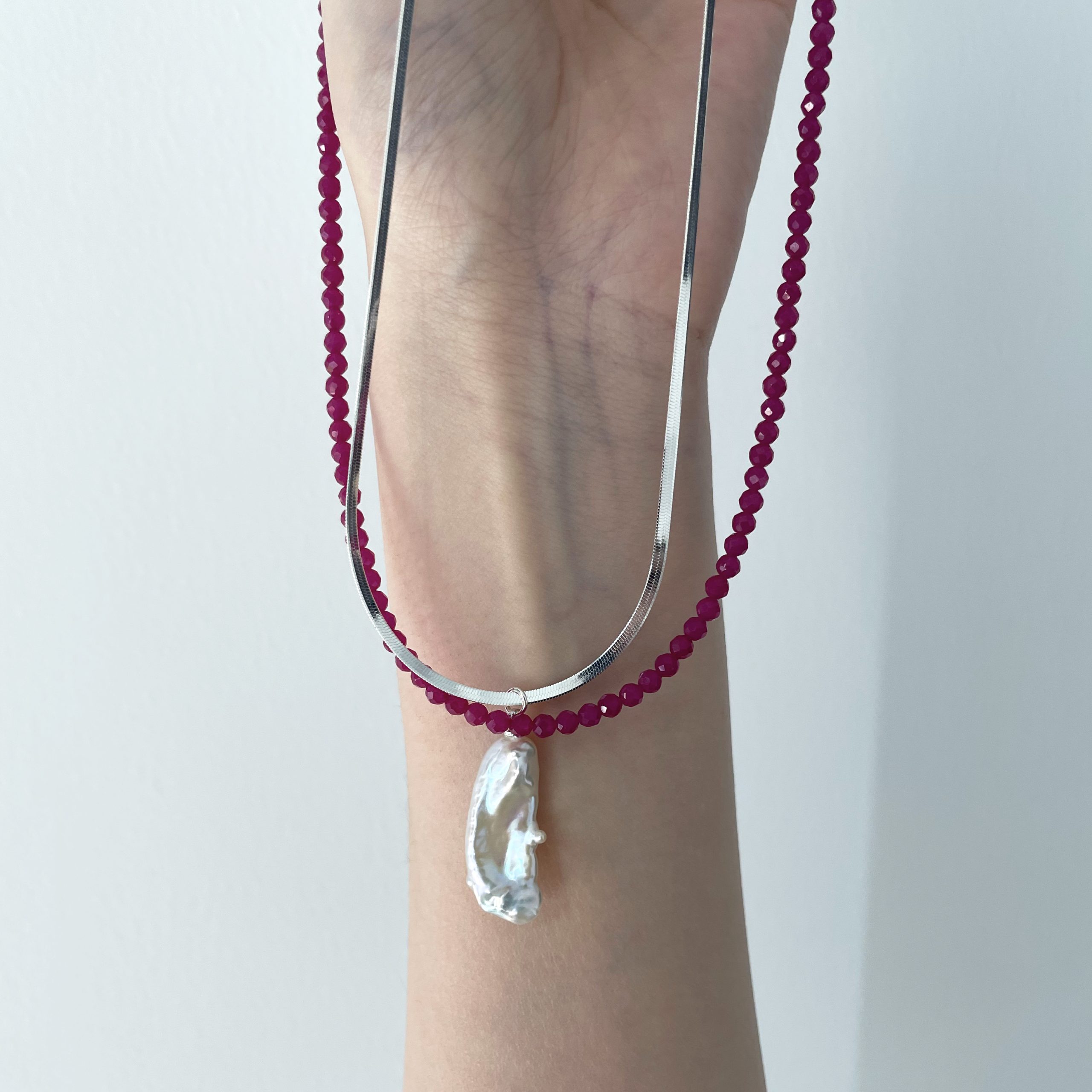 bead crystal necklace