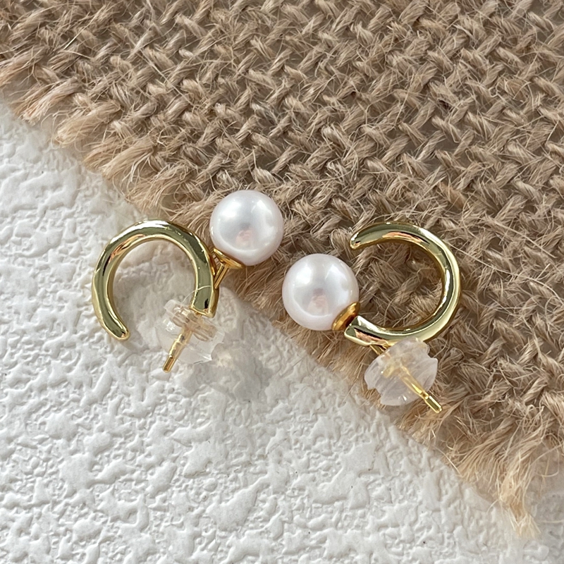 18k gold earring
