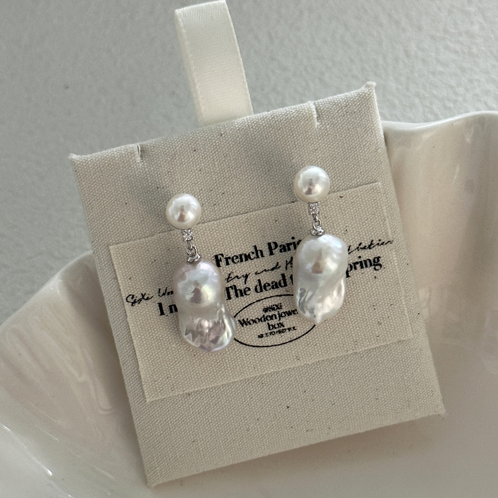 baroque pearl earring for wedding