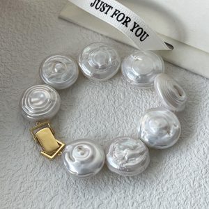 boho pearl bracelet