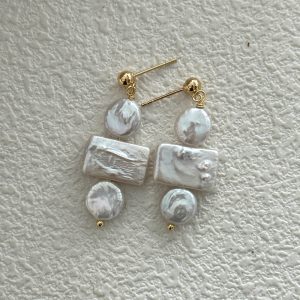 18K pearl earring