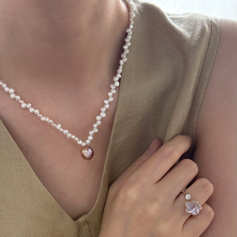 pearl jewelry set